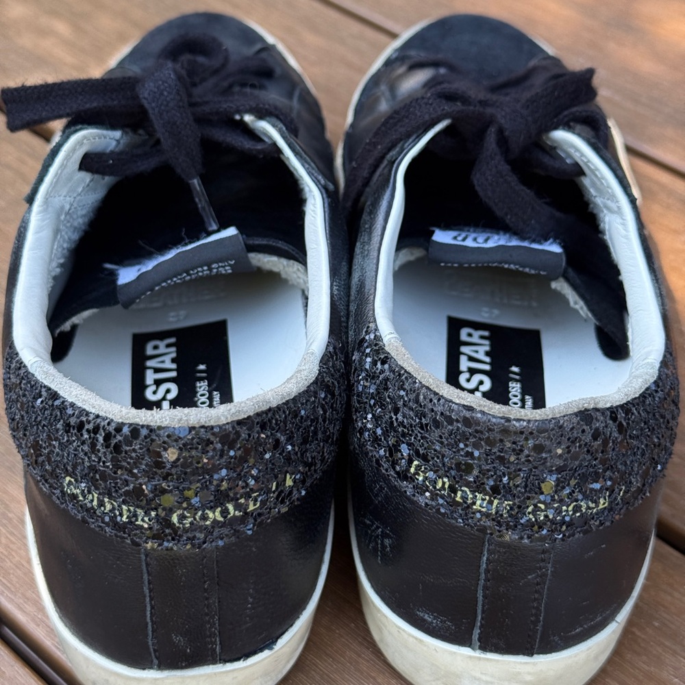 Golden Goose Black and White Women's Sneakers Sz 9 US 39 EU - Picture 5 of 8